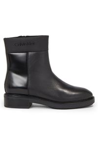 Calvin Klein Botki Rubber Sole Ankle Boot Lg Wl HW0HW01700 Czarny. Kolor: czarny