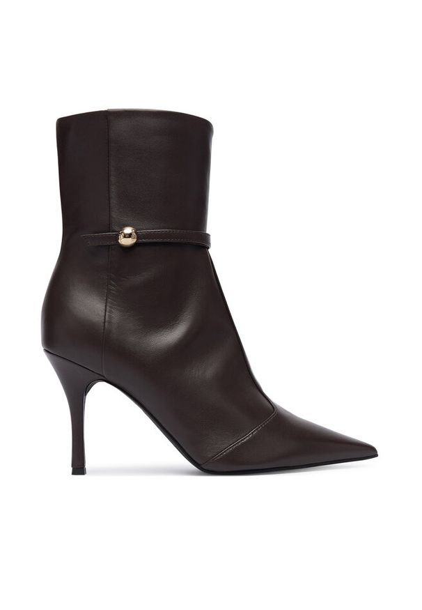 Botki Furla. Kolor: brązowy