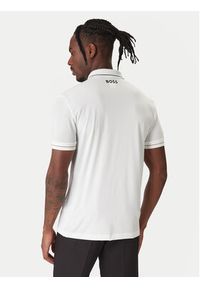 BOSS Polo Paul Pro 50506203 Biały Slim Fit. Typ kołnierza: polo. Kolor: biały. Materiał: syntetyk #2