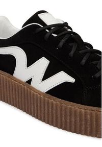 Weekend Max Mara Sneakersy 2615761014600 Czarny. Kolor: czarny. Materiał: skóra, zamsz #2