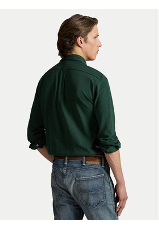 Polo Ralph Lauren Koszula 710654408082 Zielony Regular Fit. Typ kołnierza: polo. Kolor: zielony. Materiał: bawełna