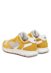 TOMMY HILFIGER - Tommy Hilfiger Sneakersy Outdoor Runner FM0FM05945 Żółty. Kolor: żółty. Materiał: zamsz, skóra. Sport: outdoor #2