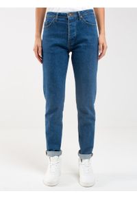 Big-Star - Spodnie jeans damskie proste z kolekcji Authentic 500. Kolor: niebieski. Sezon: lato. Styl: vintage #1