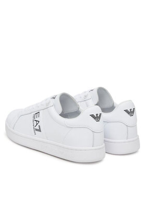 EA7 Emporio Armani Sneakersy 7X000332 AF10848 MZ172 Biały. Kolor: biały. Materiał: skóra