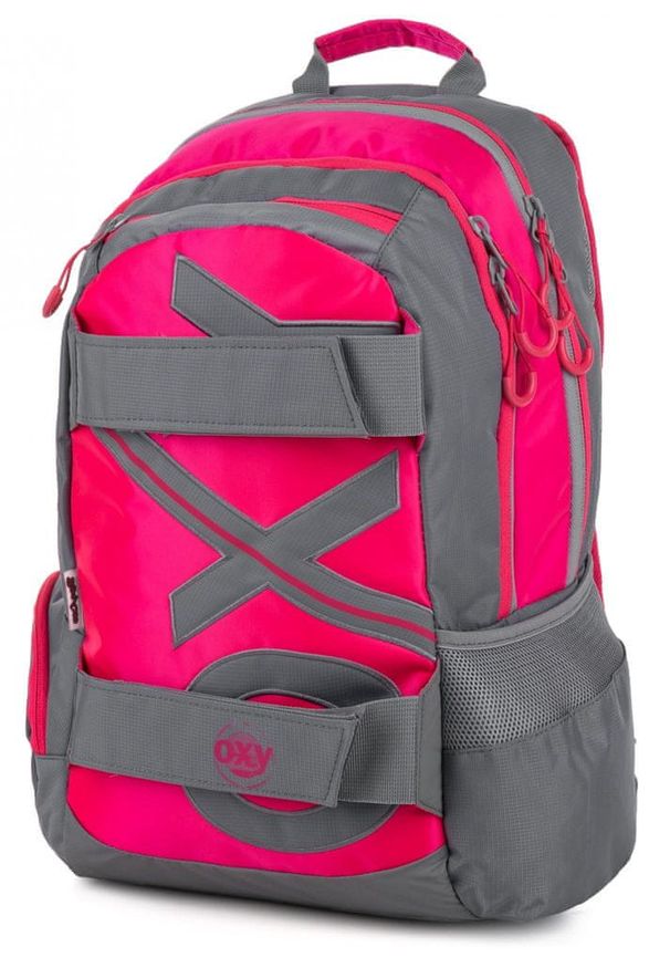 Karton P+P plecak anatomiczny OXY SPORT Neon Line Pink. Styl: sportowy