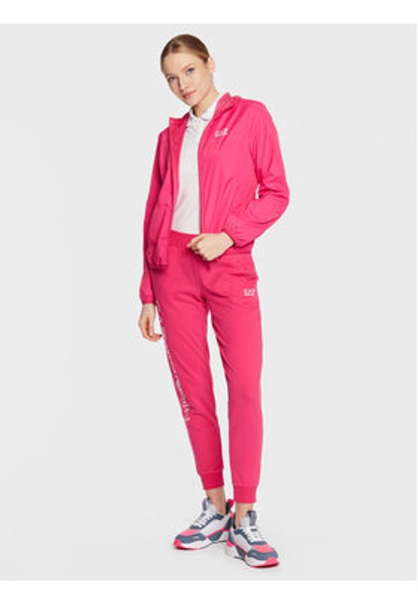 EA7 Emporio Armani Kurtka przejściowa 3RTB08 TN18Z 1417 Różowy Regular Fit. Kolor: różowy. Materiał: syntetyk