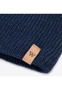 Wittchen - Męska czapka z odblaskowym włóknem. Kolor: niebieski. Materiał: akryl. Sezon: zima. Styl: elegancki, sportowy #2