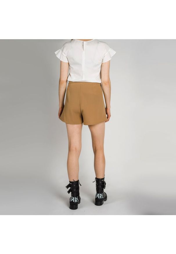Armani Exchange Szorty | 3GYS11 YNU8Z | Kobieta | Beżowy. Kolor: beżowy. Materiał: poliester