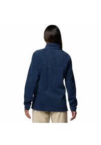 columbia - Bluza polarowa damska Columbia Benton Springs 1/2 Snap Pullover Fleece II. Kolor: niebieski. Materiał: polar