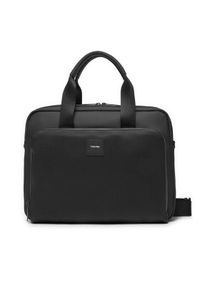 Calvin Klein Torba na laptopa Ck Essential Laptop Bag Rub K50K512724 Czarny. Kolor: czarny. Materiał: skóra