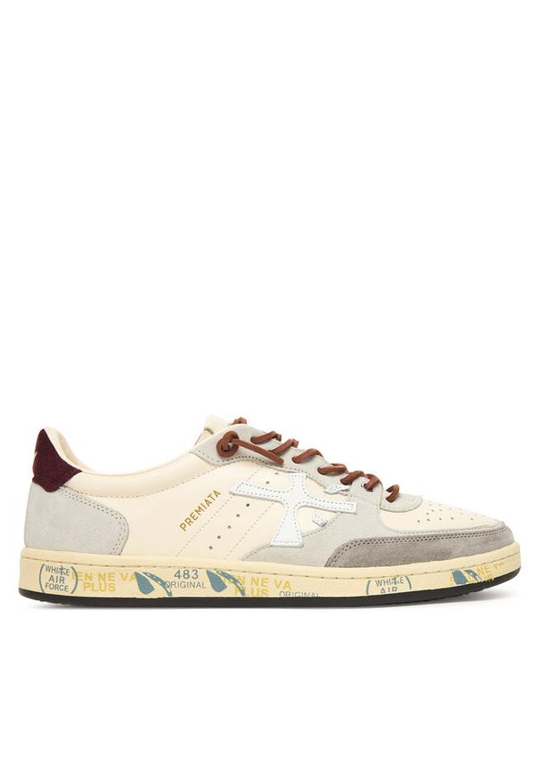 Sneakersy Premiata. Kolor: biały