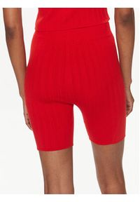 Calvin Klein Jeans Szorty materiałowe Label J20J223138 Czerwony Slim Fit. Kolor: czerwony. Materiał: lyocell #4