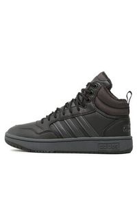 Adidas - adidas Sneakersy Hoops 3.0 GW6421 Czarny. Kolor: czarny. Materiał: materiał #2