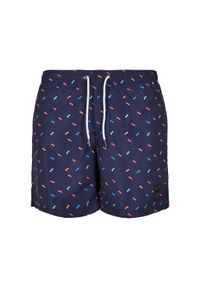 Strój do pływania Urban Classics. Kolor: niebieski. Długość: krótkie. Sezon: lato. Sport: pływanie #1