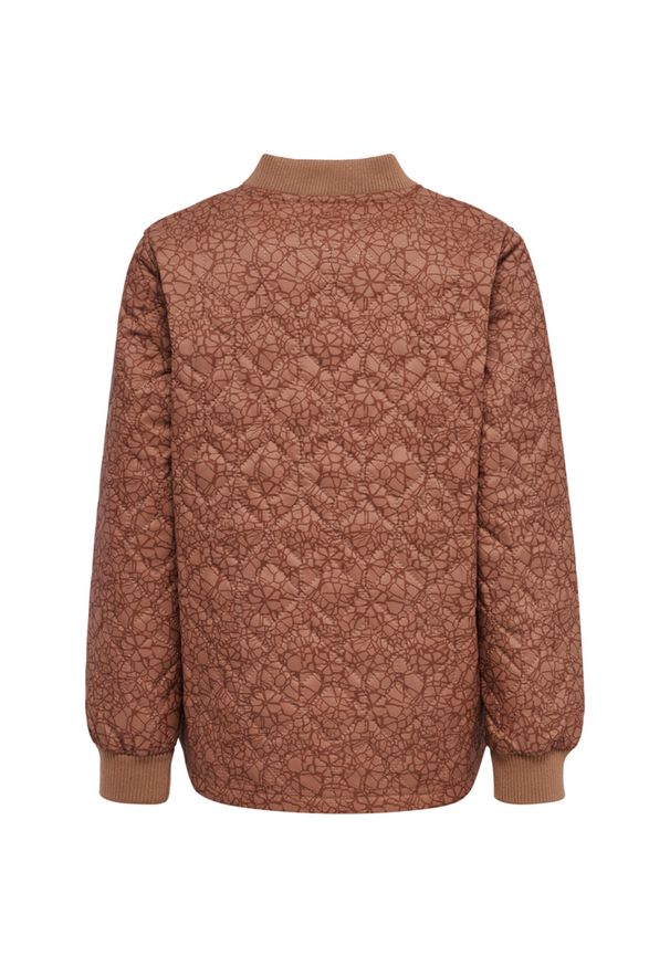 Dres dziecięcy Hummel Sobi Thermoset. Kolor: brązowy. Materiał: dresówka