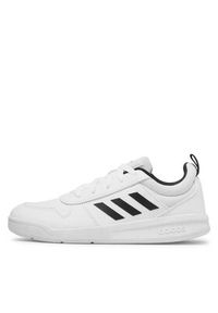 Adidas - adidas Buty Tensaur K S24033 Biały. Kolor: biały. Materiał: skóra #8