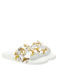 Versace Jeans Couture Klapki 78YA3SQ3 Biały. Kolor: biały #5