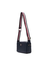 TOMMY HILFIGER - Tommy Hilfiger Torebka Th Joy Camera Bag Corp AW0AW19315 Granatowy. Kolor: niebieski. Materiał: skórzane #2