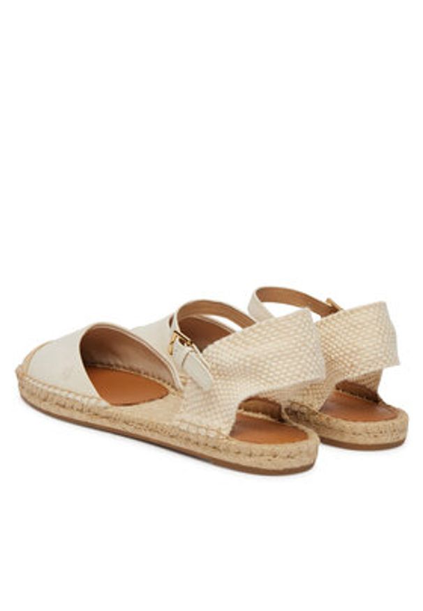 Lauren Ralph Lauren - LAUREN RALPH LAUREN Espadryle 802982888003 Biały. Kolor: biały. Materiał: materiał