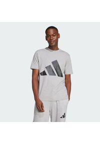 Adidas - Koszulka Essentials Big Logo. Kolor: wielokolorowy, czarny, szary. Materiał: bawełna