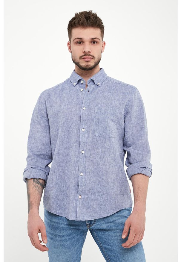 JOOP! Jeans - Koszula męska lniana Hali26-W JOOP! JEANS. Materiał: len
