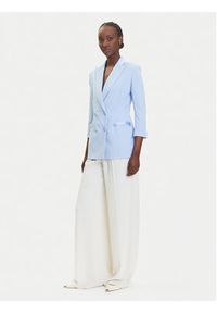 Imperial Marynarka JU25JAW Błękitny Slim Fit. Kolor: niebieski. Materiał: syntetyk