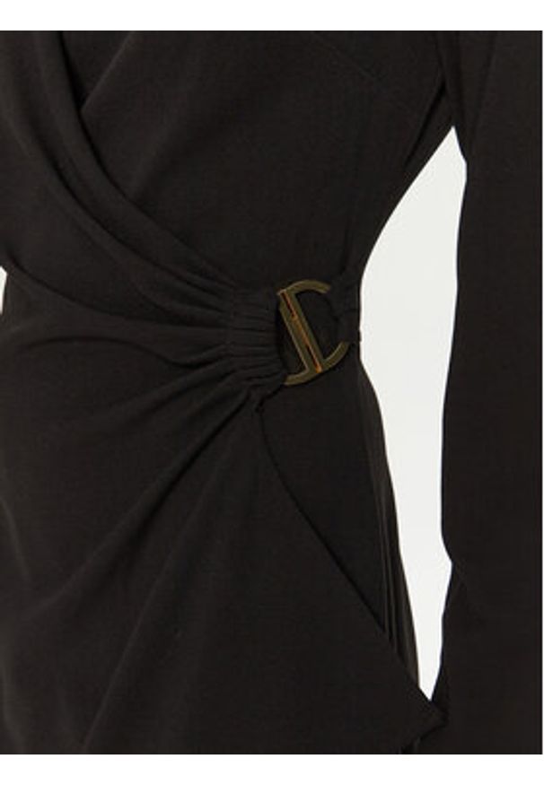 DKNY Sukienka koktajlowa DD4H1242 Czarny Slim Fit. Kolor: czarny. Materiał: syntetyk. Styl: wizytowy