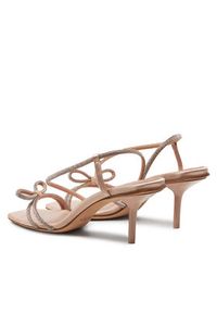 Max Mara Sandały Crystalsandal 24245264116 Różowy. Kolor: różowy. Materiał: materiał