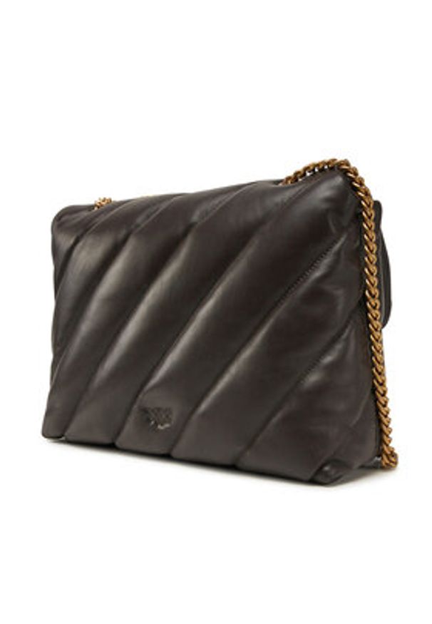 Pinko - PINKO Torebka Love Puff Big Cl AI 23-24 PLTT 100037 A0F2 Brązowy. Kolor: brązowy. Materiał: skórzane