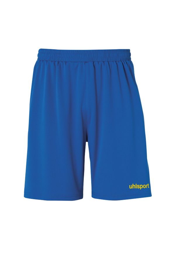 UHLSPORT - Szorty Uhlsport center basic. Kolor: żółty, wielokolorowy, niebieski. Materiał: materiał. Sport: piłka nożna, fitness