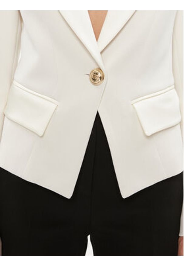 Babylon Marynarka T_S00714 Écru Regular Fit. Materiał: syntetyk