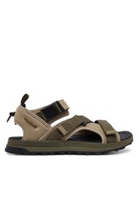 Clarks Sandały ATL Trek Tide 26181522 Beżowy. Kolor: beżowy. Materiał: materiał