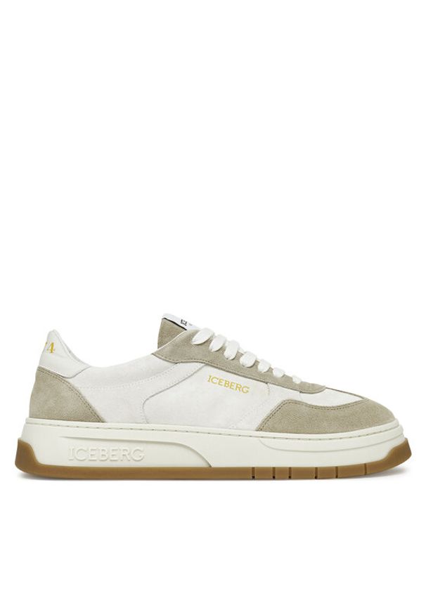 Iceberg Sneakersy IU17240C Écru. Materiał: skóra