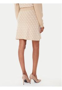 Guess Spódnica ołówkowa W5BD81 Z3JD2 Beżowy Slim Fit. Kolor: beżowy. Materiał: syntetyk #3