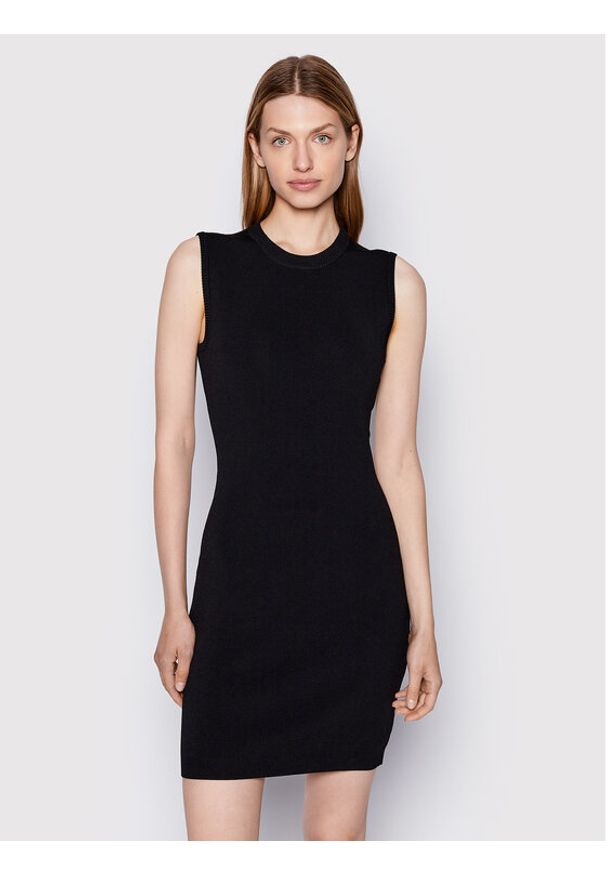 GESTUZ - Gestuz Sukienka codzienna Matthea 10906329 Czarny Slim Fit. Okazja: na co dzień. Kolor: czarny. Materiał: wiskoza, syntetyk. Typ sukienki: proste. Styl: casual