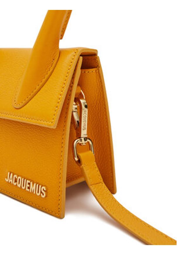 JACQUEMUS Torebka Le Chiquito Moyen 213BA002-3163 Pomarańczowy. Kolor: pomarańczowy. Materiał: skórzane