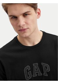 GAP - Gap T-Shirt 570044-02 Czarny Regular Fit. Kolor: czarny. Materiał: bawełna