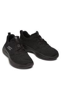 skechers - Skechers Sneakersy Go Walk Arch Fit 124403/BBK Czarny. Kolor: czarny. Materiał: materiał #3