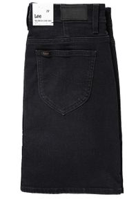 Lee - SPÓDNICA JEANSOWA LEE TAILORED A LINE SKIRT BLACK TYRO L38BCPJW. Materiał: jeans