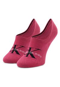 Calvin Klein Jeans Skarpety stopki damskie 701218751 Różowy. Kolor: różowy. Materiał: materiał