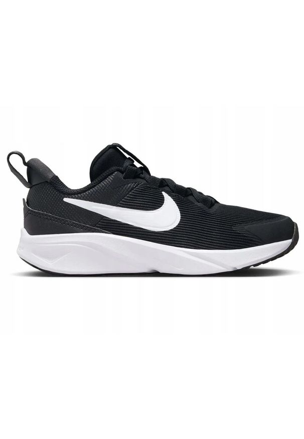 Nike - Buty na co dzień dziecięce NIKE STAR RUNNER 4 siateczka. Okazja: na co dzień. Kolor: czarny. Sport: turystyka piesza