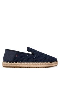 TOMMY HILFIGER - Tommy Hilfiger Espadryle Flex FM0FM05894 Granatowy. Kolor: niebieski. Materiał: materiał #1