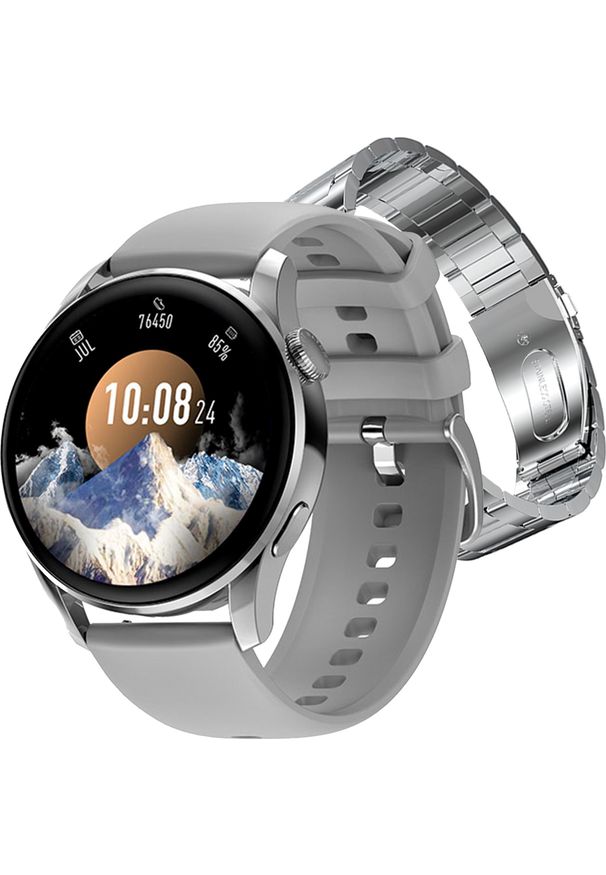 3MK - SMART WATCH SOLID DT3 SILVER. Rodzaj zegarka: smartwatch