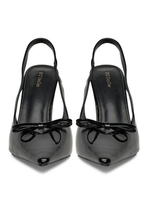 DeeZee Szpilki HT834-1 Czarny. Kolor: czarny. Materiał: materiał. Obcas: na szpilce