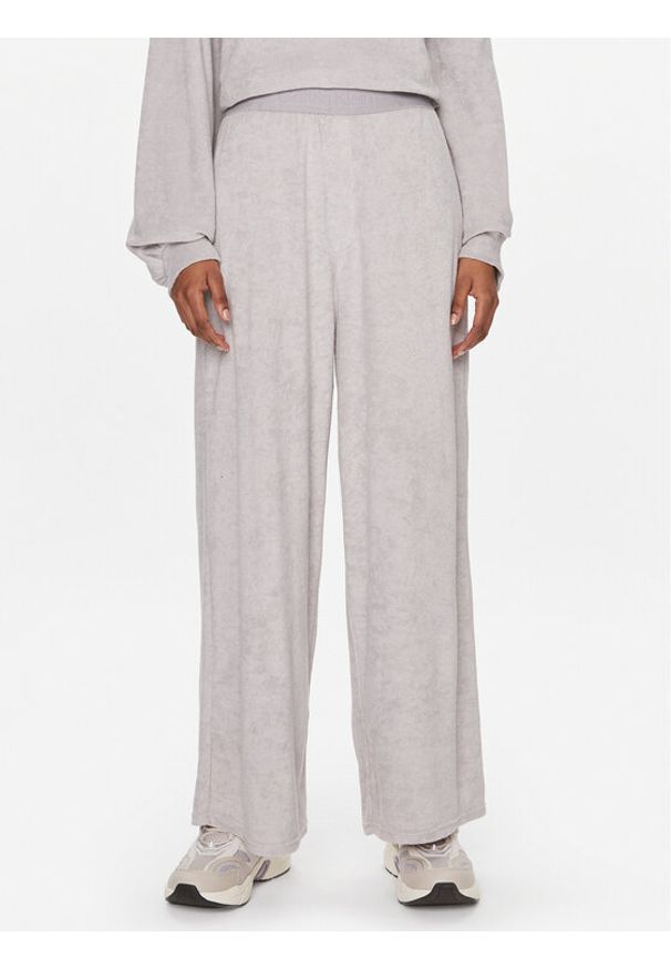 Calvin Klein Underwear Spodnie piżamowe 000QS7024E Szary Regular Fit. Kolor: szary. Materiał: bawełna