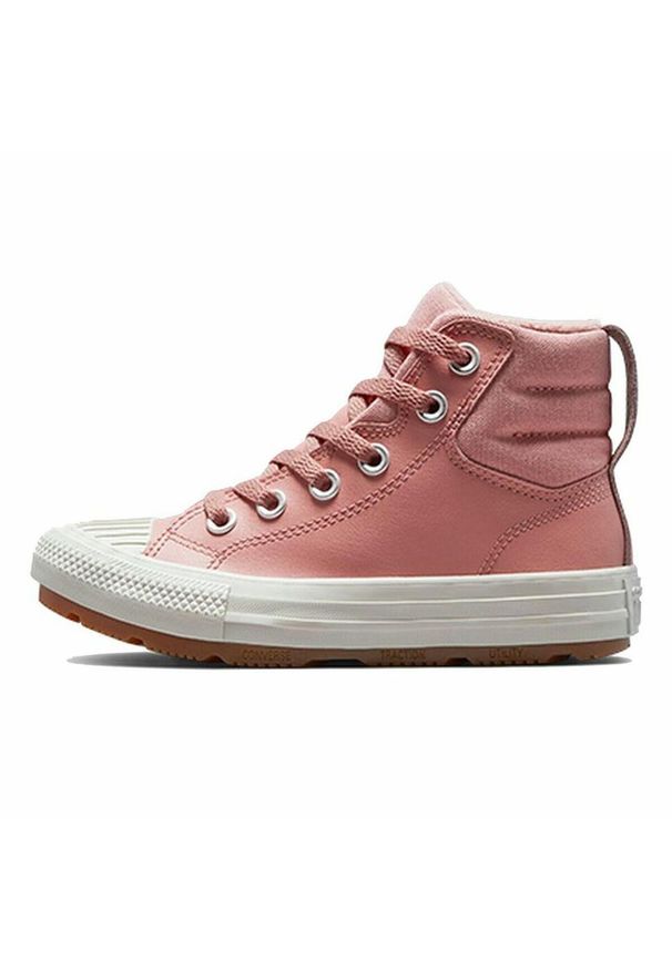 Buty sportowe Casual Converse All-Star Berkshire. Okazja: na co dzień. Kolor: różowy, biały, wielokolorowy. Materiał: tkanina, skóra. Model: Converse All Star. Sport: turystyka piesza