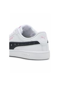Puma - Dziecięce sneakersy PUMA Smash 3.0 Dance Party PUMA White Black Pink Lilac. Zapięcie: pasek. Kolor: biały, wielokolorowy, czarny, fioletowy