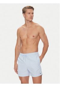 TOMMY HILFIGER - Tommy Hilfiger Szorty kąpielowe UM0UM03477 Błękitny Regular Fit. Kolor: niebieski. Materiał: syntetyk #4