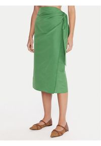 Weekend Max Mara Spódnica midi Nareste 2515101042 Zielony Regular Fit. Kolor: zielony. Materiał: syntetyk