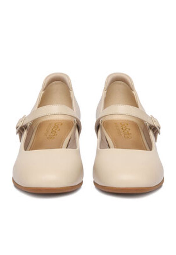 Go Soft Czółenka CEO-DBDS40913-1 Beżowy. Kolor: beżowy. Materiał: materiał